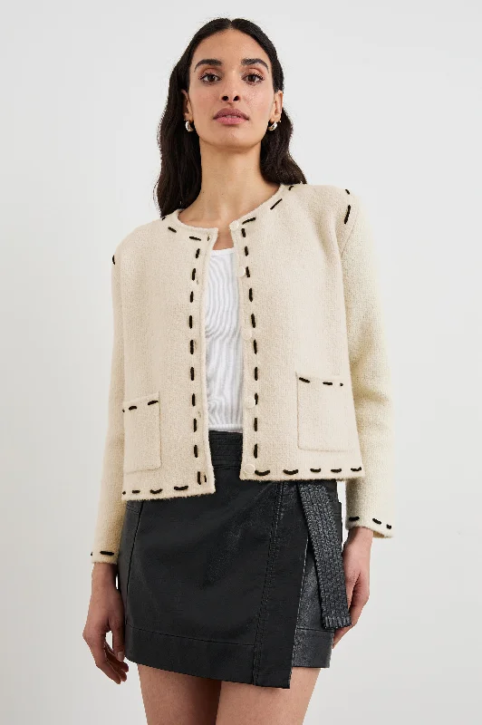  Limited StockJULIETTE CARDIGAN - IVORY