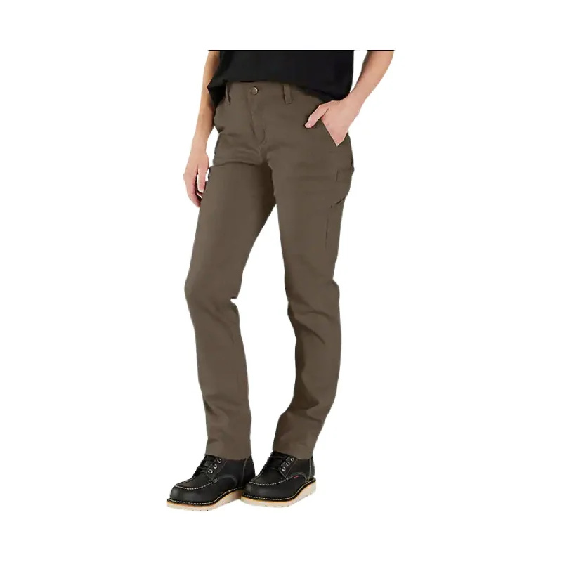  Casual Attire For WomenCarhartt Women's Rugged Relaxed Fit Canvas Work Pant - Tarmac