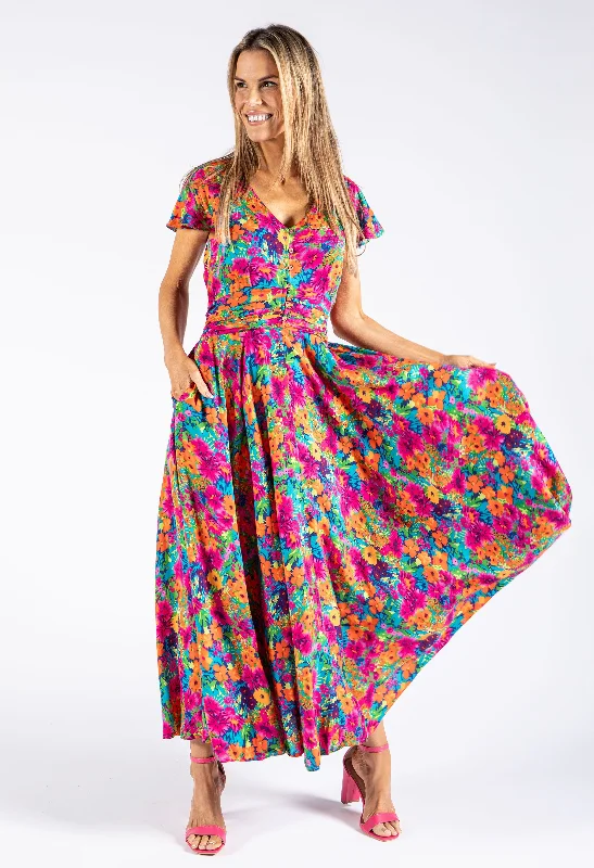  Classic Elegance SalesFloral Bloom Dress