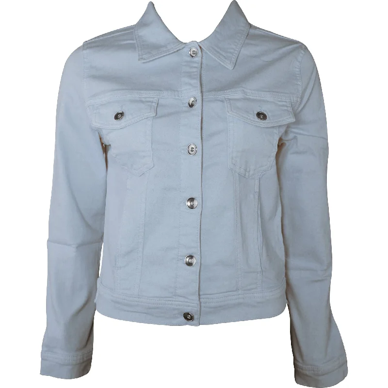  Women's Vacation ClothesAmara Reya AR Feather Womens Denim Jacket - Blue