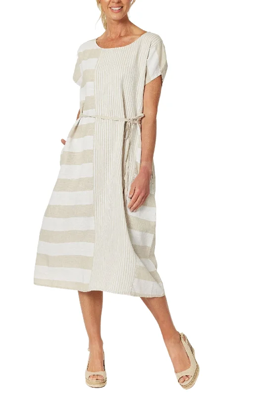  Women's Comfortable Lounge GarmentsPATIO STRIPE DRESS - 45705GS