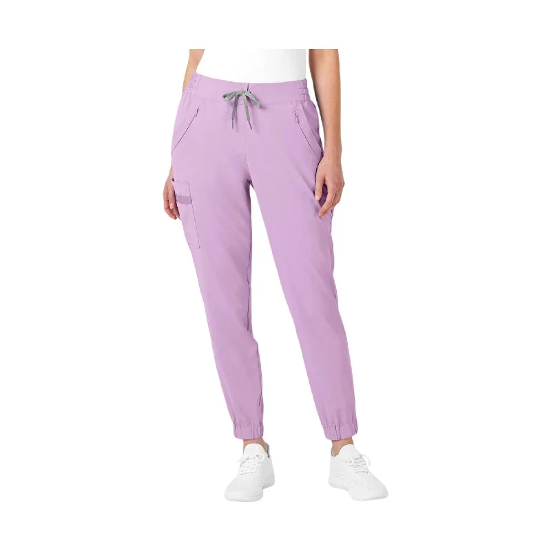  Women's Professional ApparelWonderWink Women's Jogger Scrub Pant - Violet Tulle - ONLINE STORE CREDIT/EXCHANGE ONLY