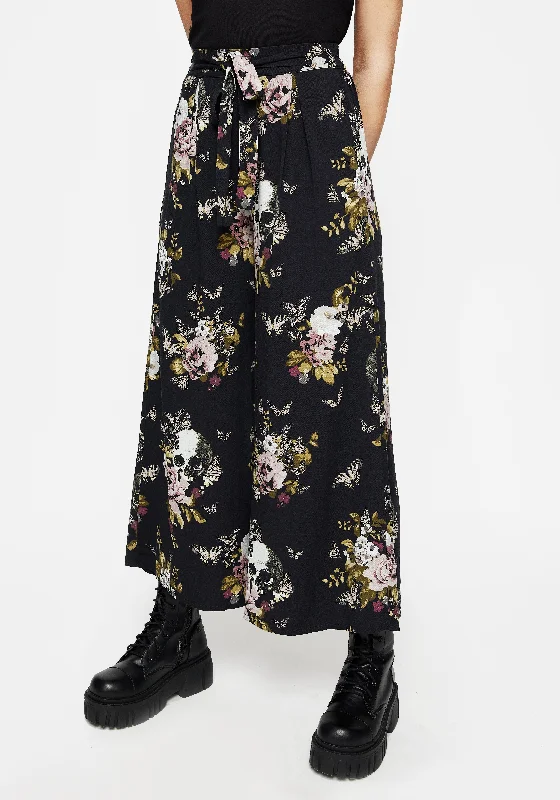  Bold Fashion SalesRevival Floral Wide Leg Culotte Trousers