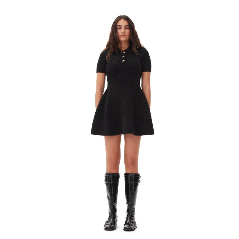  Ride The Style WaveSparkle Doubleface Mini Dress (Black)