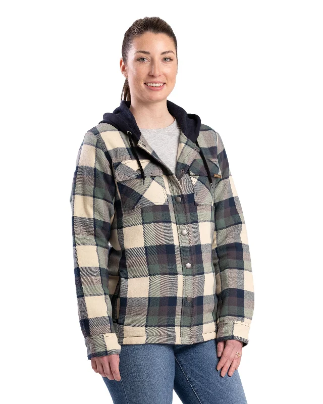  Charming Everyday Clothing For WomenWomen's Flannel Hooded Shirt Jacket