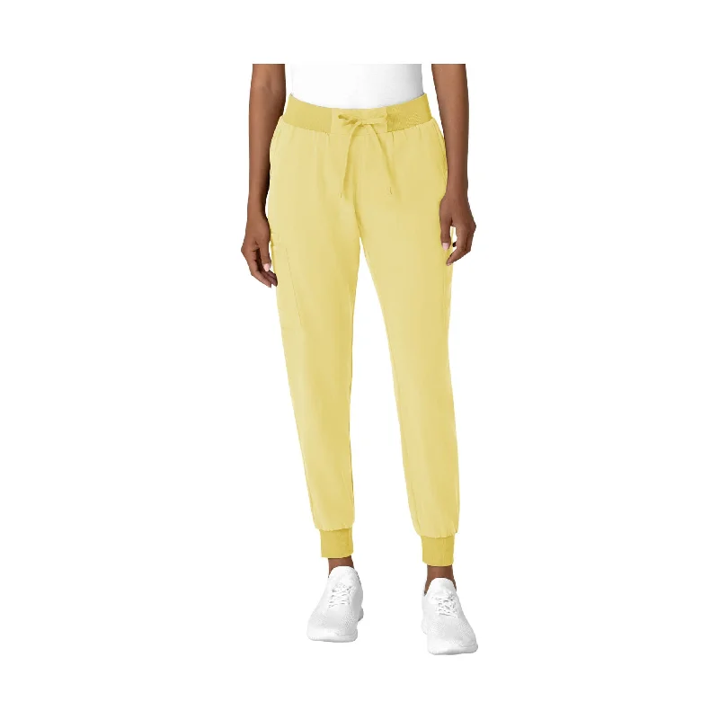  Trendy PulseWonder Wink Women's Jogger Utility Scrub Pant - Sunshine Yellow