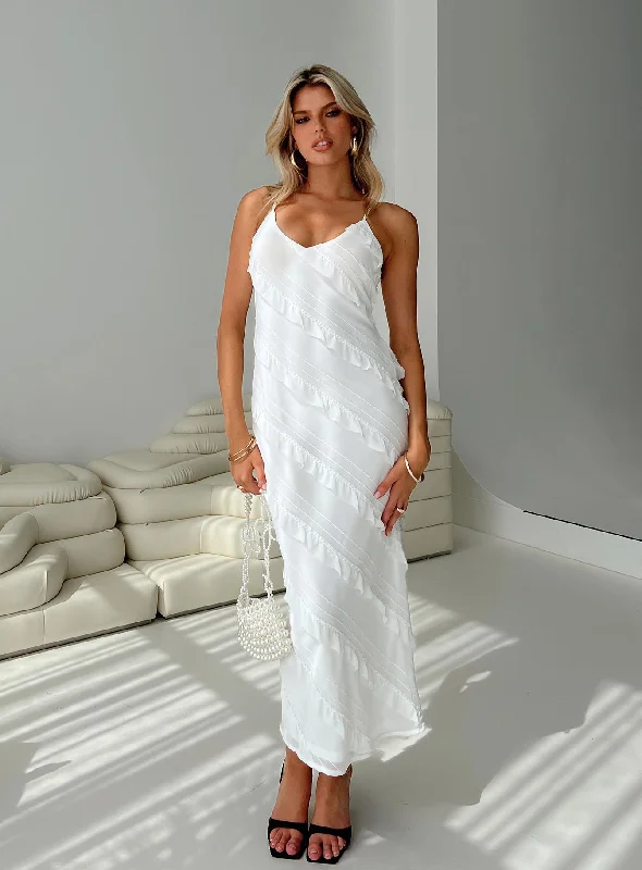  Women's Evening ClothesLars Maxi Dress White