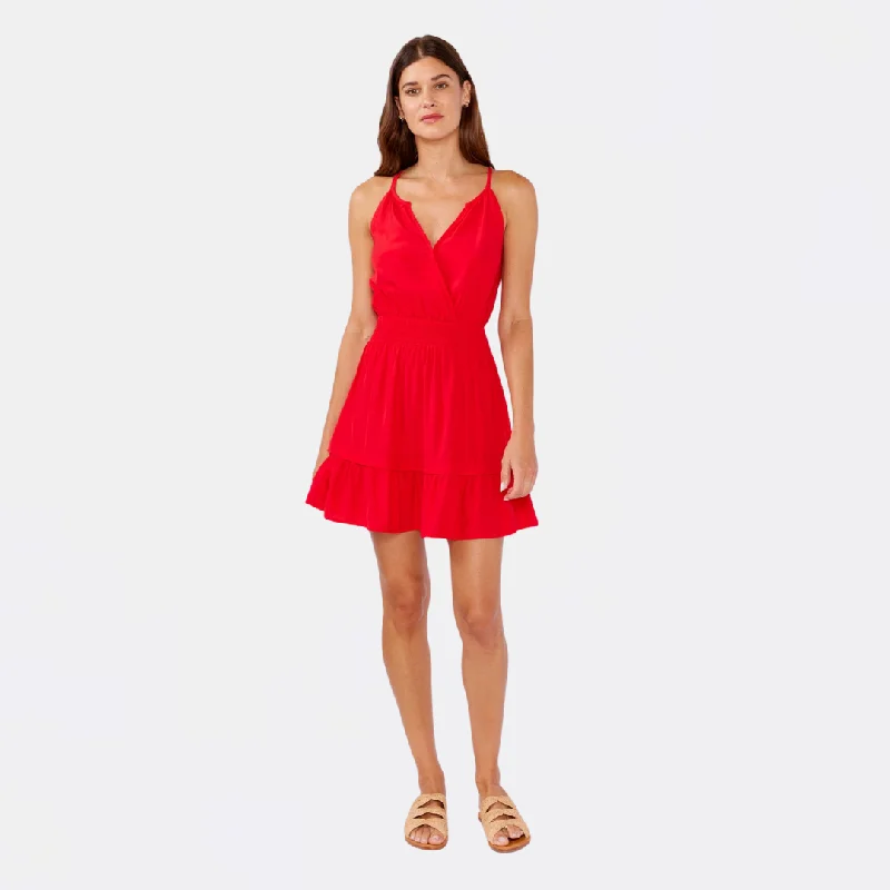  Get The Latest TrendsSalsa Nights Boho Mini Dress (Poppy Red)