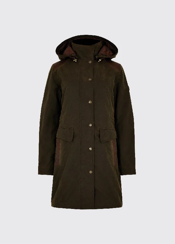  Women's Evening ClothingBlacklion Waxed Cotton Jacket - Olive