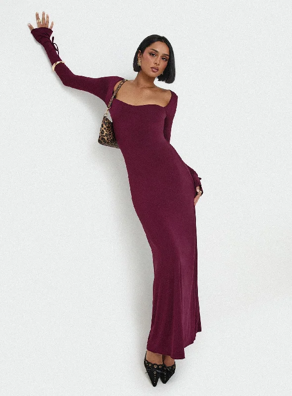  Fashionista SaleDalzine Maxi Dress Burgundy