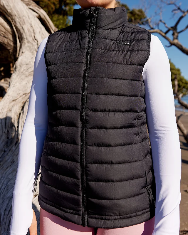  Formal Garments For WomenAll Day Puffer Vest - Black