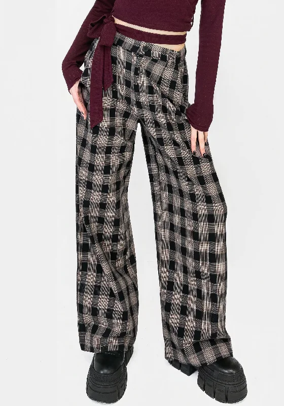  Everyday Elegance SaleGlenda Wide Leg Check Trousers