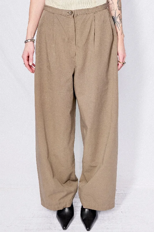  Elegant Clothing For WomenDark Olive Straight Trousers