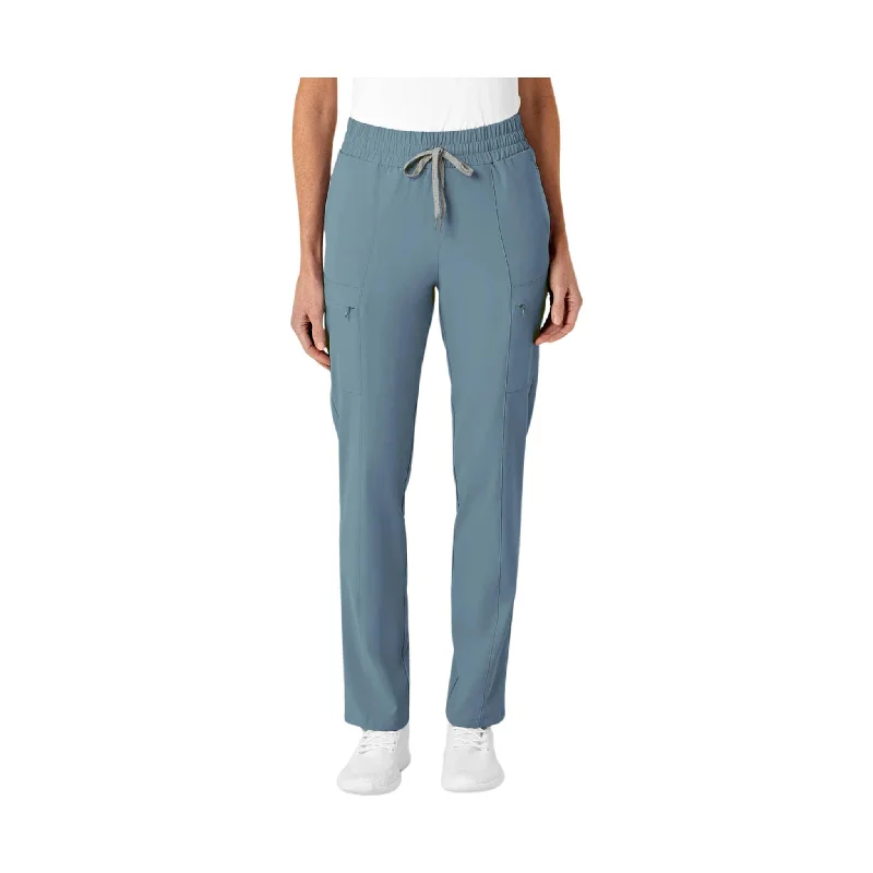  Style BreakthroughsWonderWink Women's High Waist Slim Leg Scrub Pant - Elemental Blue - ONLINE STORE CREDIT/EXCHANGE ONLY