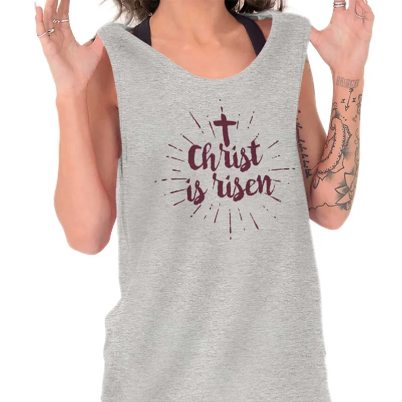  Women's Wedding ApparelChrist Risen Tank Top