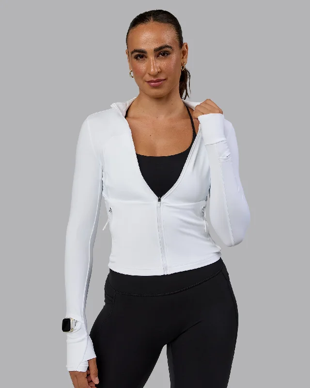  Casual Chic Women's ClothesAspire Jacket - White