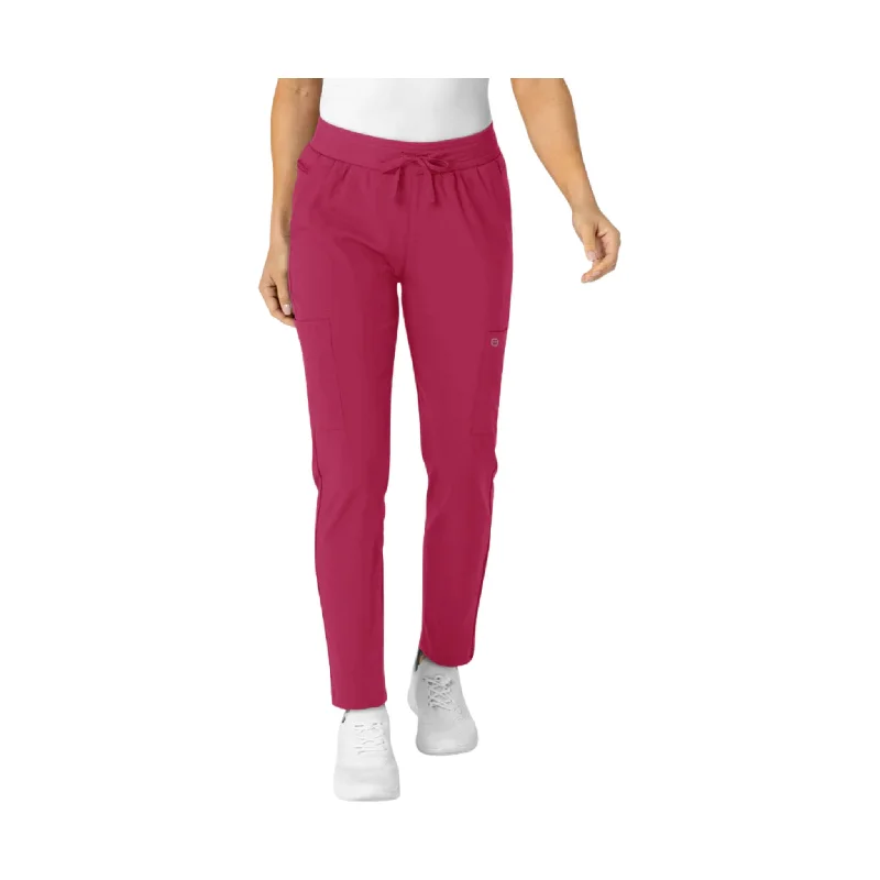  Polished Style DealsWonder Wink Women's Flex n Reach Track Scrub Pant - Viva Magenta