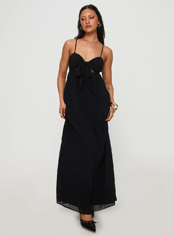  Limited StockGranno Maxi Dress Black