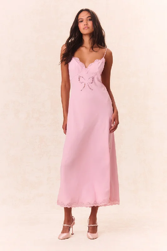  Affordable Women's ClothingManuela Bow Slip Maxi Dress