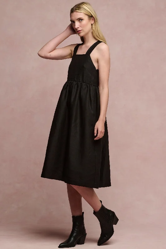  Flash Sale NowWomen's Linen Sun Dress - Black