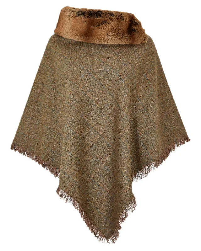  Don't Miss OutDubarry Womens Silverfir Tweed Poncho