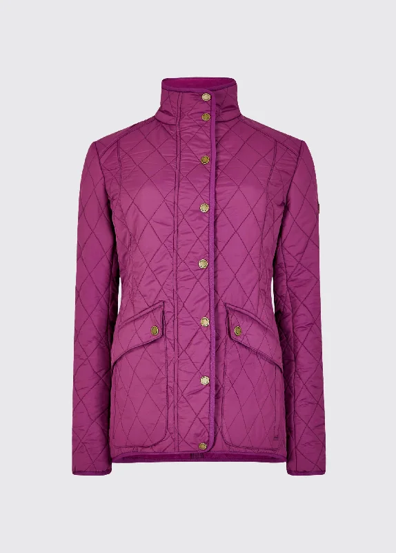  Women's Trendy Casual ClothesBettystown Quilted Coat - Berry