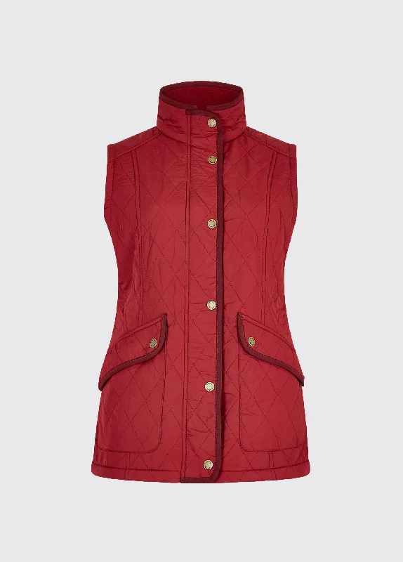  Women's Clothing With Trendy DesignsClonmel Quilted Gilet - Ruby