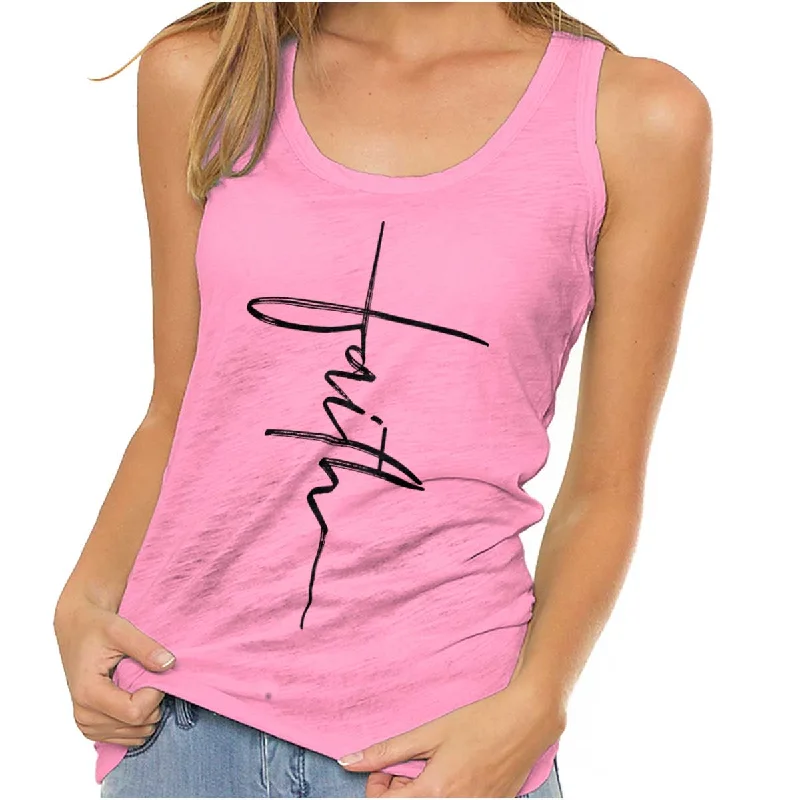  Women's Party ClothesFaith Fashion Racerback Tank