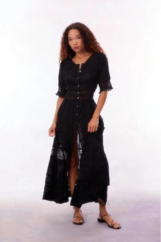  Women's Seasonal ClothingMinka Maxi Dress-BLACK