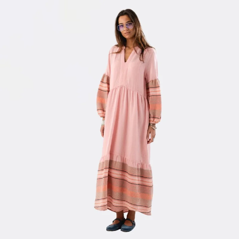  Affordable Women's OutfitMarnieLL Maxi Dress LS (Dusty Rose)