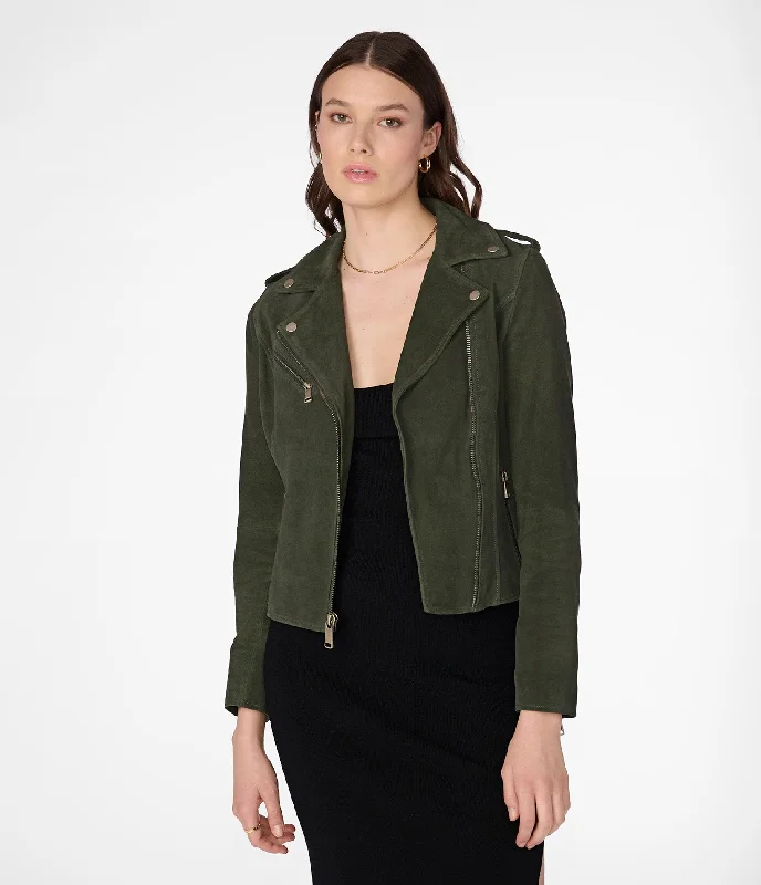  Chic Style, Always In VogueJackie Asymmetrical Moto Jacket