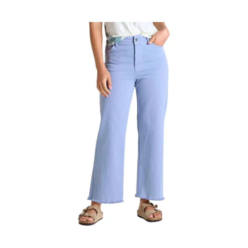  Women's Casual Wear OutfitToad & Co Women's Balsam Seeded Cutoff Pant - Weathered Blue - ONLINE STORE CREDIT/EXCHANGE ONLY