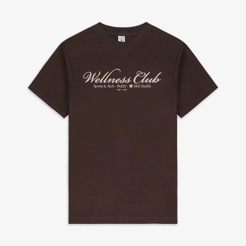  Chic Trends UnveiledSPORTY & RICH | 1800 HEALTH T-SHIRT { CHOCOLATE/CREAM